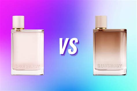 burberry her vs burberry her intense